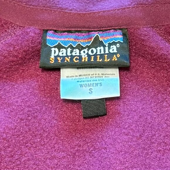 Patagonia Women's Synchilla Vest Dark Fuschia Small - Picture 5 of 8